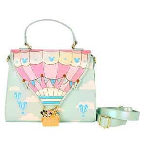 Loungefly Disney Mickey & Friends Hot Air Balloon Figural Crossbody Bag